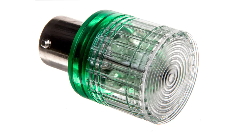 Dioda LED Ba15s 24 V DC zielona do kolumn sygnalizacyjnych T0-IKML024Y w sklepie Wasserman.eu