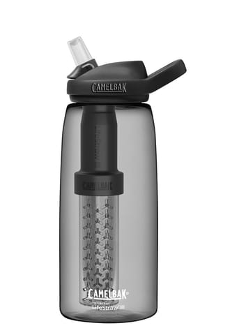 ⁨Butelka z filtrem CamelBak eddy+ 1L, filtered by LifeStraw, Charcoal⁩ w sklepie Wasserman.eu