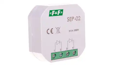 ⁨Input signal separator 1A 1000V flush-mounted SEP-02⁩ at Wasserman.eu