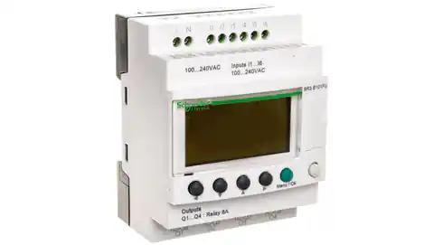 ⁨Sterownik programowalny 6 wej 4 wyj 100-240V AC RTC/LCD Zelio SR3B101FU⁩ w sklepie Wasserman.eu