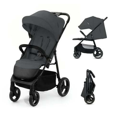 ⁨Kinderkraft pram TRIG 3 GRANITE Grey⁩ at Wasserman.eu