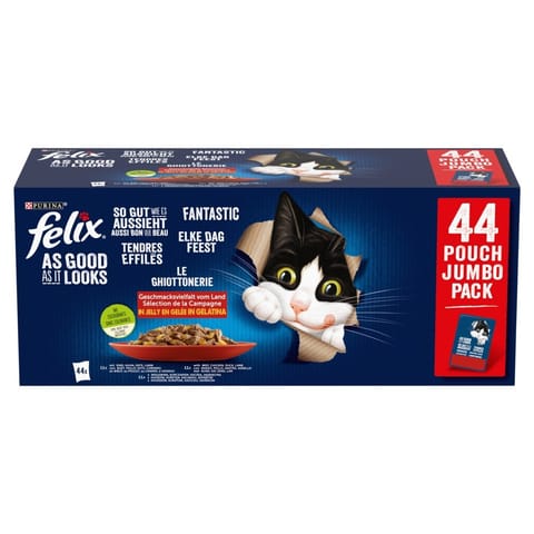 ⁨PURINA FELIX AGAIL GiJ MV Bf 44x85g⁩ w sklepie Wasserman.eu