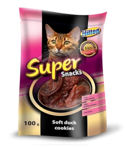 ⁨HILTON Soft duck cookies - cat treats - 100g⁩ at Wasserman.eu