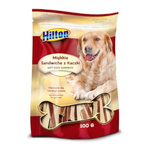 ⁨HILTON Soft duck sandwich - dog treat - 100g⁩ at Wasserman.eu