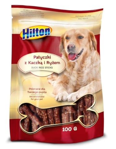 ⁨HILTON Duck and rice sticks - dog treat - 100g⁩ at Wasserman.eu