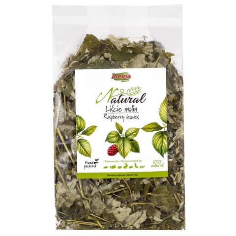 ⁨ALEGIA Raspberry leaves - treat for rodents and rabbits - 90g⁩ at Wasserman.eu