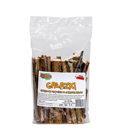 ⁨ALEGIA Twigs for rodents - treat for rodents and rabbits - 100g⁩ at Wasserman.eu