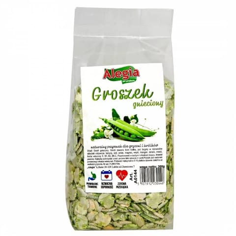 ⁨ALEGIA Crushed peas - treat for rodents and rabbits - 300g⁩ at Wasserman.eu