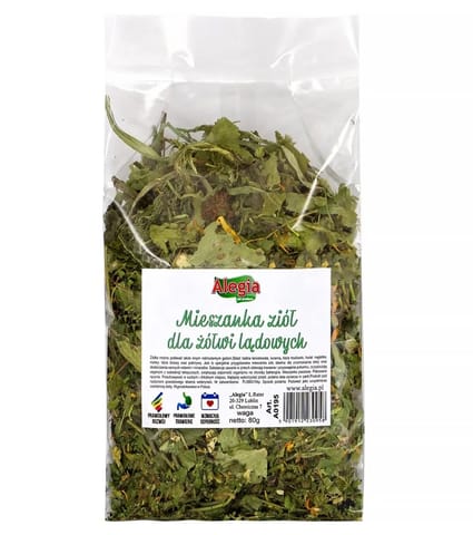 ⁨ALEGIA Herb mix - treat for tortoises - 80g⁩ at Wasserman.eu