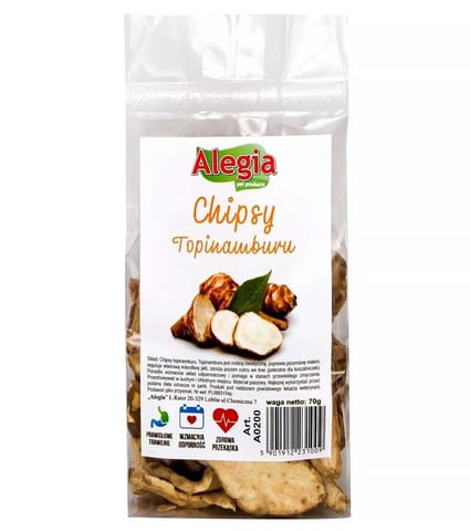 ⁨ALEGIA Jerusalem artichoke chips - treat for rodents and rabbits - 70g⁩ at Wasserman.eu