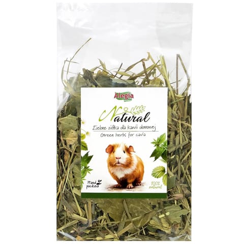 ⁨ALEGIA Green herbs for cavia - treat for domestic cavies - 100g⁩ at Wasserman.eu