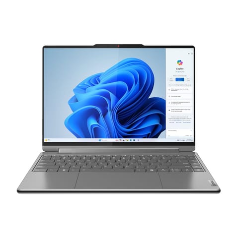 ⁨Lenovo Yoga 9 2-in-1 Intel Core Ultra 7 155H Hybrid (2-in-1) 35.6 cm (14") Touchscreen 2,8K 32 GB LPDDR5x-SDRAM 512 GB SSD Wi-Fi 6E (802.11ax) Windows 11 Home Grey⁩ at Wasserman.eu