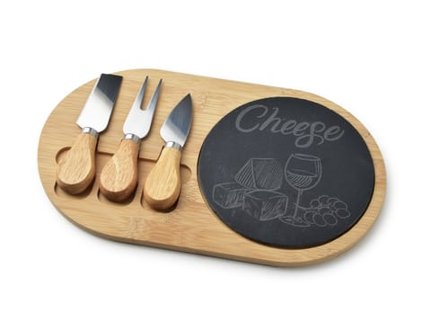 ⁨MODERN KITCHEN Deska do serwowania z nożami 30x18h1cm⁩ w sklepie Wasserman.eu