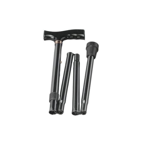⁨Laska aluminiowa składana czarna RF-520⁩ w sklepie Wasserman.eu
