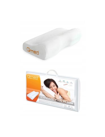 Qmed Standard Plus Pillow orthopaedic contoured sleeping pillow at Wasserman.eu
