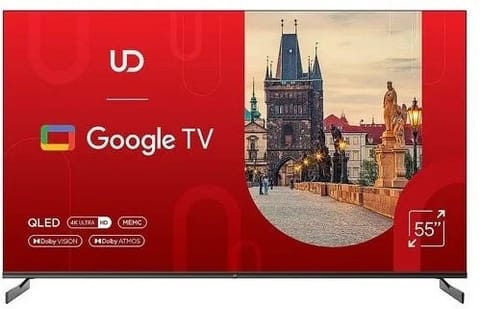 ⁨Telewizor 55" UD 55QGU7210S 4K UltraHD, Q-LED, DVB-T/T2/C⁩ w sklepie Wasserman.eu