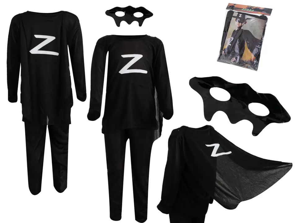 ⁨Costume outfit Zorro size S 95-110cm⁩ at Wasserman.eu