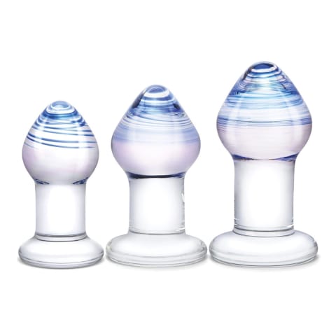 ⁨Glas - Zestaw Do Treningu Analnego Pleasure Droplets 3 szt⁩ w sklepie Wasserman.eu