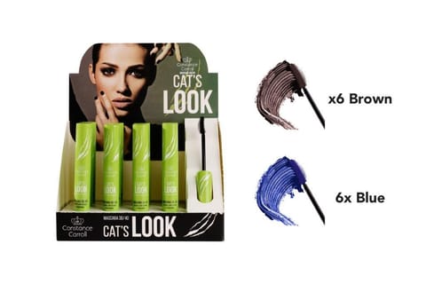 ⁨CONSTANCE CARROLL Zestaw - Mascara 12 x Cat`s (6xBlue + 6xBrown)⁩ w sklepie Wasserman.eu