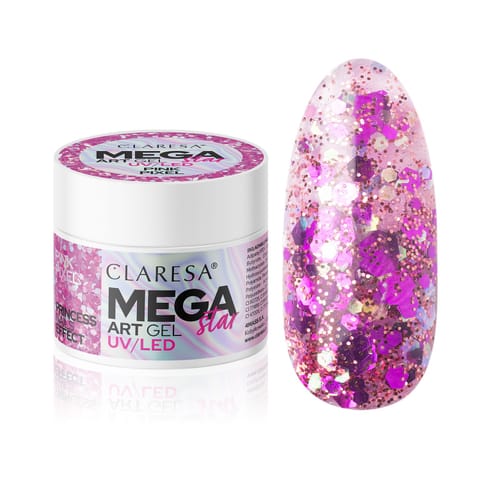 ⁨CLARESA N Żel do zdobień - Megastar Pink Pixel 10 g⁩ w sklepie Wasserman.eu