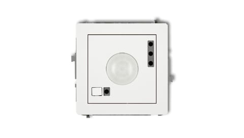 ⁨DECO Mechanizm elektronicznego czujnika ruchu , biały mat 25DCR-1⁩ w sklepie Wasserman.eu