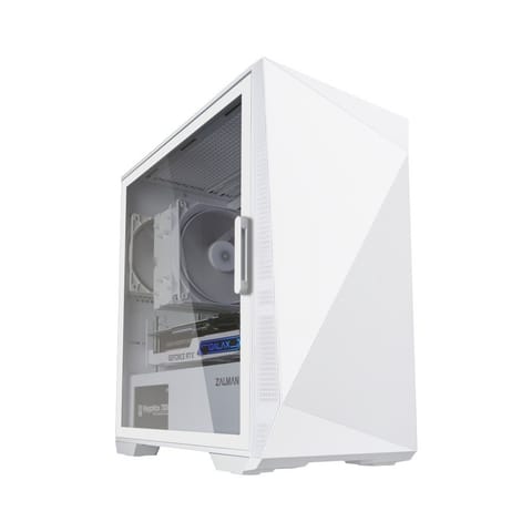 ⁨Obudowa Z1 Iceberg Biała Micro ATX | Mini ITX | Mid Tower PC Case⁩ w sklepie Wasserman.eu