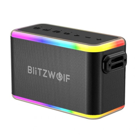 ⁨Głośnik bezprzewodowy bluetooth Blitzwolf BW-WA6 RGB 80W⁩ w sklepie Wasserman.eu