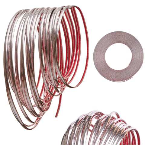 ⁨Listwa chromowana ozdobna samoprzylepna do samochodu 6mm x 15m⁩ w sklepie Wasserman.eu