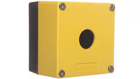 ⁨Obudowa kasety 1-otworowa 22mm czarno-żółta M20 IP69k SIRIUS ACT 3SU1801-0AA00-0AA2⁩ w sklepie Wasserman.eu