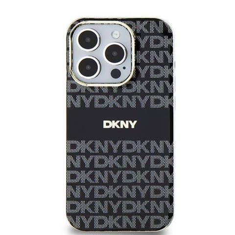 ⁨Oryginalne Etui IPHONE 11 / XR DKNY Hardcase IML Mono & Stripe MagSafe (DKHMN61HRHSEK) czarne⁩ w sklepie Wasserman.eu