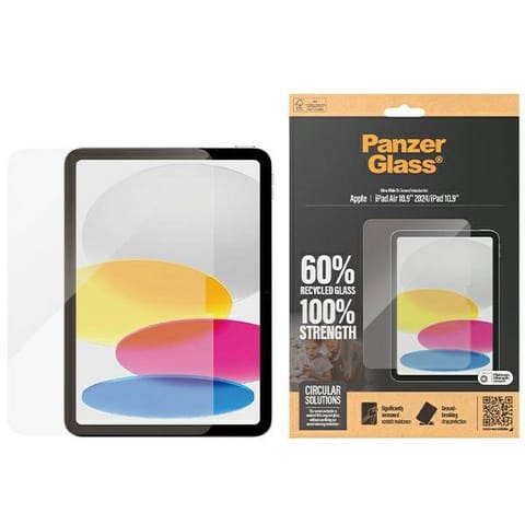 ⁨Szkło Hartowane APPLE IPAD AIR 10.9 (6GEN) PanzerGlass Ultra-Wide Fit Screen Protection 2833⁩ w sklepie Wasserman.eu