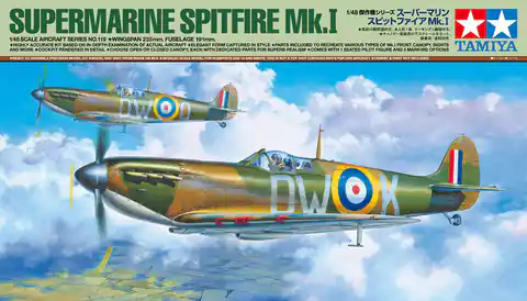 ⁨Model plastikowy Samolot Supermarine Spitfire Mk.I⁩ w sklepie Wasserman.eu