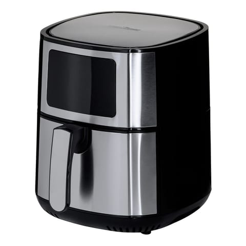 ⁨ProfiCook PC-FR 1239 H Single 5.5 L Stand-alone Hot air fryer Black, Stainless steel⁩ at Wasserman.eu