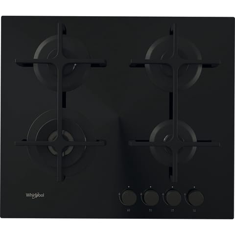 ⁨Whirlpool AKT 627/NB1 Black Built-in 59 cm Gas 4 zone(s)⁩ at Wasserman.eu