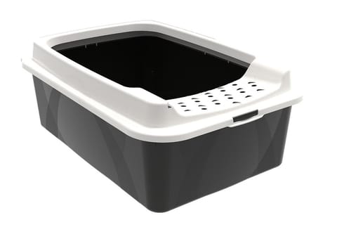 ⁨ROTHO Bonnie Eco Black - cat litter box⁩ at Wasserman.eu