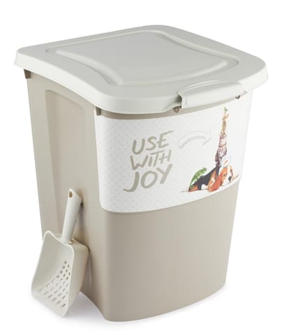 ⁨ROTHO Archie Beige - food container - 38l⁩ at Wasserman.eu