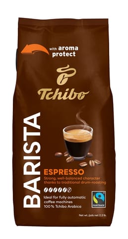 ⁨Kawa TCHIBO Barista Espresso ziarnista 1KG⁩ w sklepie Wasserman.eu