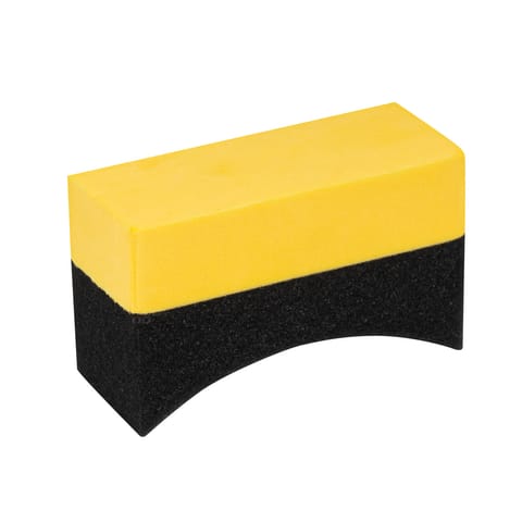 ⁨Sponge, applicator for car tires 95x35x65 mm⁩ at Wasserman.eu