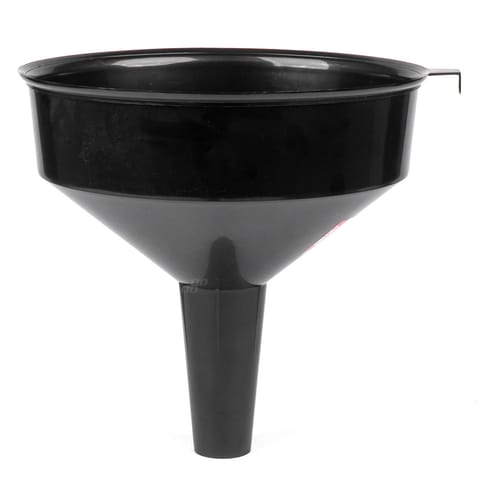 ⁨Lejek plastikowy czarny uniwersalny do paliwa cieczy wody 30 cm amio-04047⁩ w sklepie Wasserman.eu
