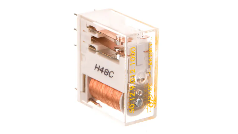 ⁨Safety relay 2P 8A 12V DC 50.12.9.012.1000⁩ at Wasserman.eu