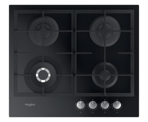 ⁨Whirlpool AKTL 629/NB1 hob Black Built-in 59 cm Gas 4 zone(s)⁩ at Wasserman.eu