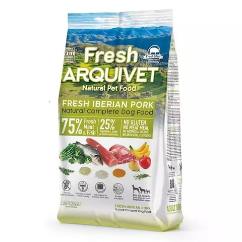 ⁨ARQUIVET FRESH Półwilgotna karma dla psa wieprzowina iberyjska i ryba oceaniczna 2,5 kg⁩ w sklepie Wasserman.eu