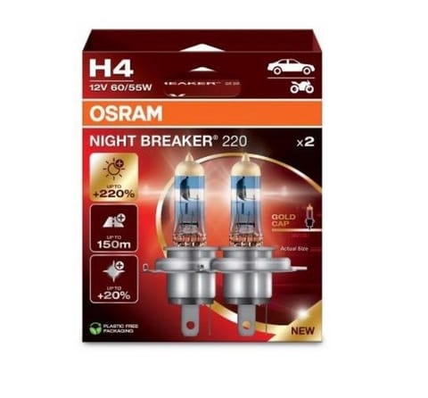 ⁨OSRAM NIGHT BREAKER 220 H4 CAR HALOGEN BULB 2 pc(s)⁩ at Wasserman.eu