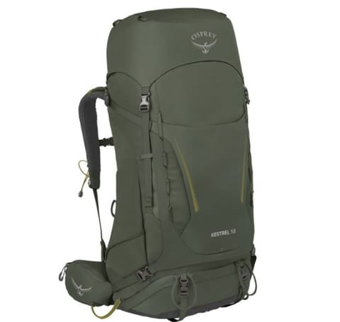 ⁨Osprey Kestrel 58 Khaki L/XL Trekking Backpack⁩ at Wasserman.eu