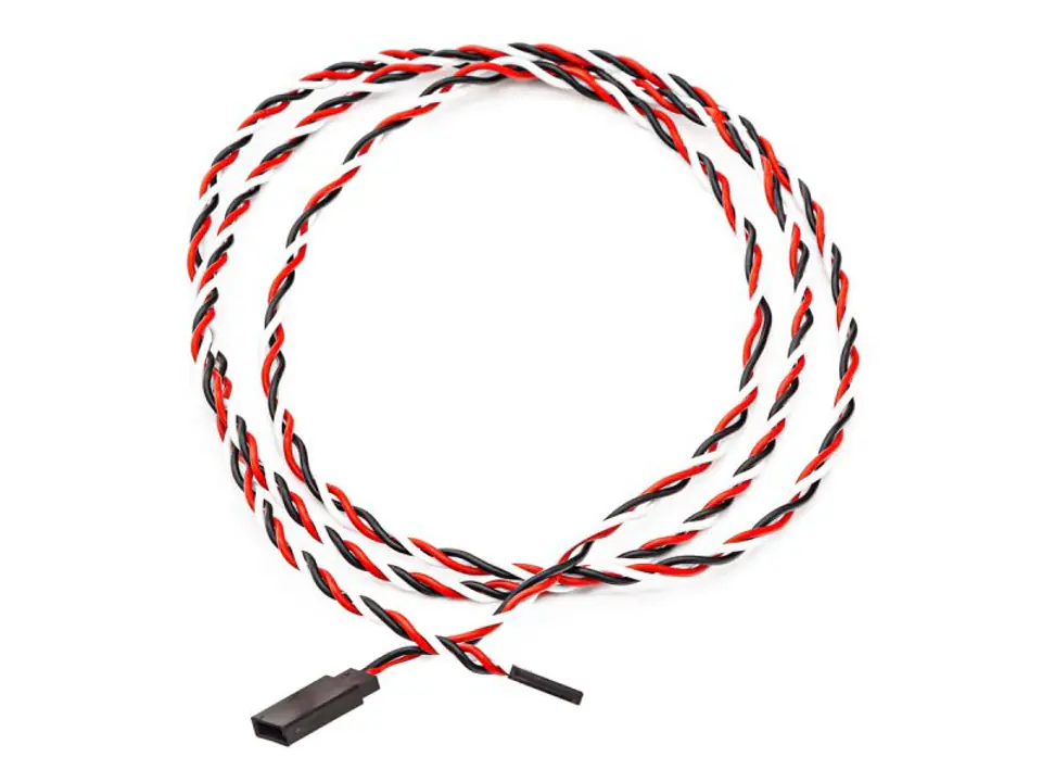 ⁨Przedłużacz serwa 120 cm FUTABA - 0,33mm2 22AWG - skręcony - MSP⁩ w sklepie Wasserman.eu