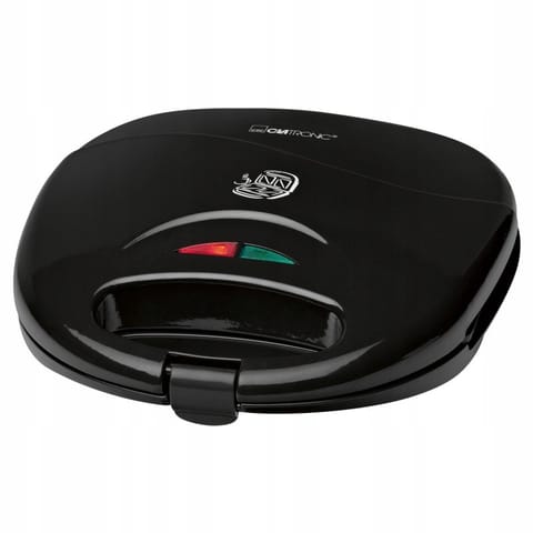 ⁨Clatronic ST 3477 sandwich maker 750 W Black⁩ at Wasserman.eu