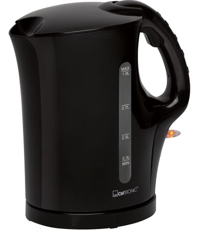⁨Clatronic WK 3462 electric kettle 1 L Black 900 W⁩ at Wasserman.eu