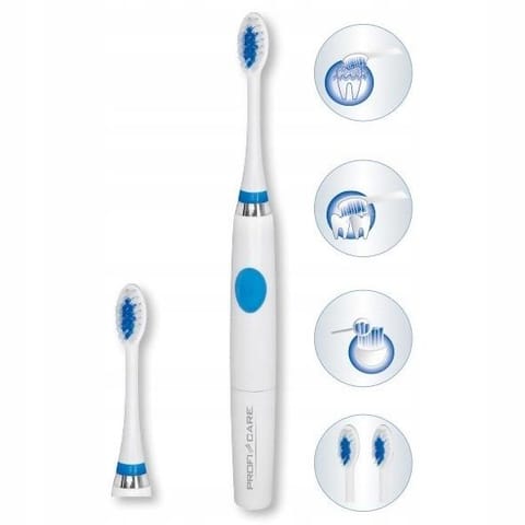 ⁨ProfiCare PC-EZS 3000 Adult Oscillating toothbrush Blue, White⁩ at Wasserman.eu