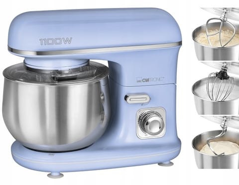 ⁨Clatronic KM 3711 food processor 1100 W 5 L Blue⁩ at Wasserman.eu