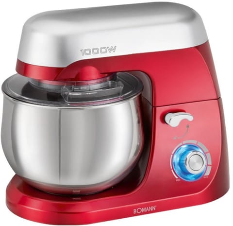 Bomann KM 6009 CB food processor 5 L Red 1000 W at Wasserman.eu